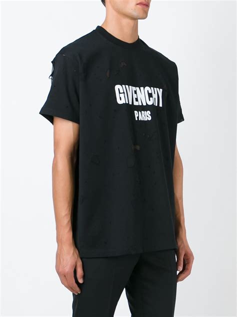 givenchy mens shirt replica|givenchy distressed t shirt.